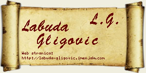 Labuda Gligović vizit kartica